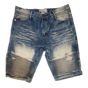 Paper Denim & Cloth Distressed Denim Shorts Size 36
